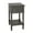 Grey/Wood, variant on Urban Designs Wooden Accent Table / Nightstand with Drawer and Bottom Shelf – 29" H, 16" L x 16" W - Brown