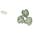 thumbnail image 1 of Elegante Juego De Bandejas Para Comida Y Tocador Con Hojas De Palma Para Baño Y Cocina, Organizador Creativo Tropical De Almacenamiento Y Decoración Para Desayuno Y Frutas., 1 of 8