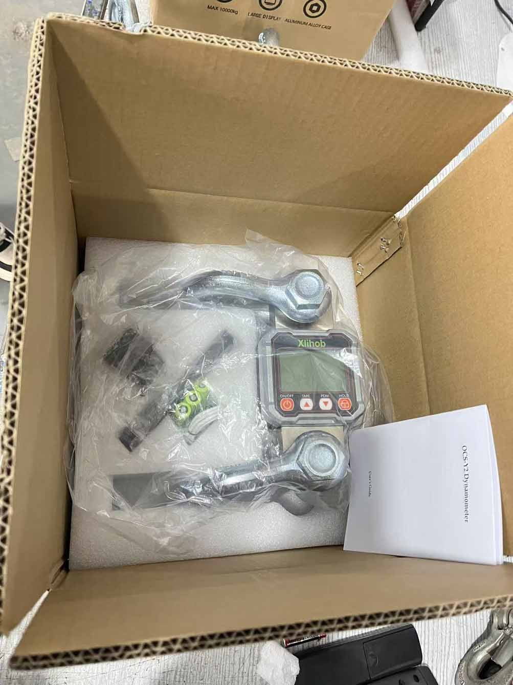 11000lbs/5T Elevator Rope Tension Meter Rope Force Scale Tester Digital Dynamometer Crane Scale 5000kg×2kg