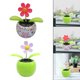 thumbnail image 1 of 2 piezas solare , juguetes interactivos para ño juguetes de , flores para el salpicadero del coche, Púrpura Verde Baoblaze salpicadero figuras para coche, 1 of 8