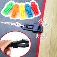thumbnail image 2 of 10 Pcs Clips Coupe-Vent Robustes Réglables Haute Résistance Résistants aux Intempéries Clips de Bâche de Tente Verrouillage Prise Fournitures de Camping, 2 of 7