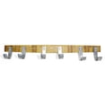 thumbnail image 4 of Wine Barrel Stave 3-Bottle Holder - Wall Mounted Wine Rack - Rustic Wine Barrel Wine Rack - Unique Wine Storage, 4 of 5