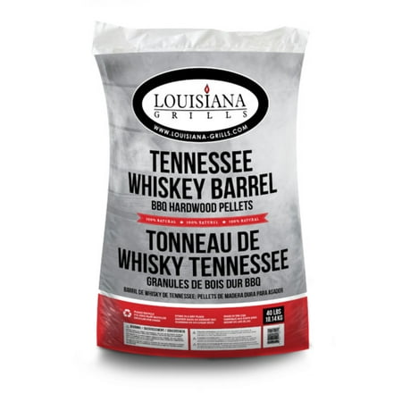 Louisiana Grills 40lb Bag Wood Pellets, Tennessee Whiskey Barrel Smoker