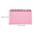 thumbnail image 4 of SUTENGDA 3 Pcs Spirale Ligne Horizontale Livre Paysage Carnet Ligné Spirale Bloc-Notes de Bureau Voyage, 4 of 6