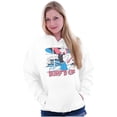 thumbnail image 4 of Popeye Surf's Up Hawaii Cartoon Hoodie Sweatshirt Women Men Brisco Brands S, 4 of 6