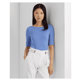 ラルフ・ローレン Lauren Ralph Lauren Lace-Trim Jersey Peplum Top レディース シャツ トップス Mas Lauren Ralph Lauren Lace-Trim Jersey Peplum Top - Walmart.com