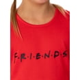 thumbnail image 5 of Friends TV Show Girls' TV Series Logo 3 Piece Pajama Shortie Lounge Set, 5 of 8