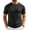 B- Black, variant on Mens Dress T Shirts Summer Short Sleeve Sweater Shirt Knitted Crewneck Tee Shirt
