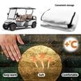 thumbnail image 6 of Uourmeti Mountain Moon Art Print Golf Cart Seat Covers Easy Install, Keeps Seat Comfortable and Clean, Suitable for Club Car Golf Cart, Fit for Yamaha, 6 of 8