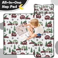thumbnail image 4 of White Christmas Car and Camper Pattern Toddler Nap Mats for Kids Preschool,50"x20" Sleeping Mat Bag or Kids,Toddler Sleeping Bag,Toddler Nap Mat or Daycare, 4 of 6