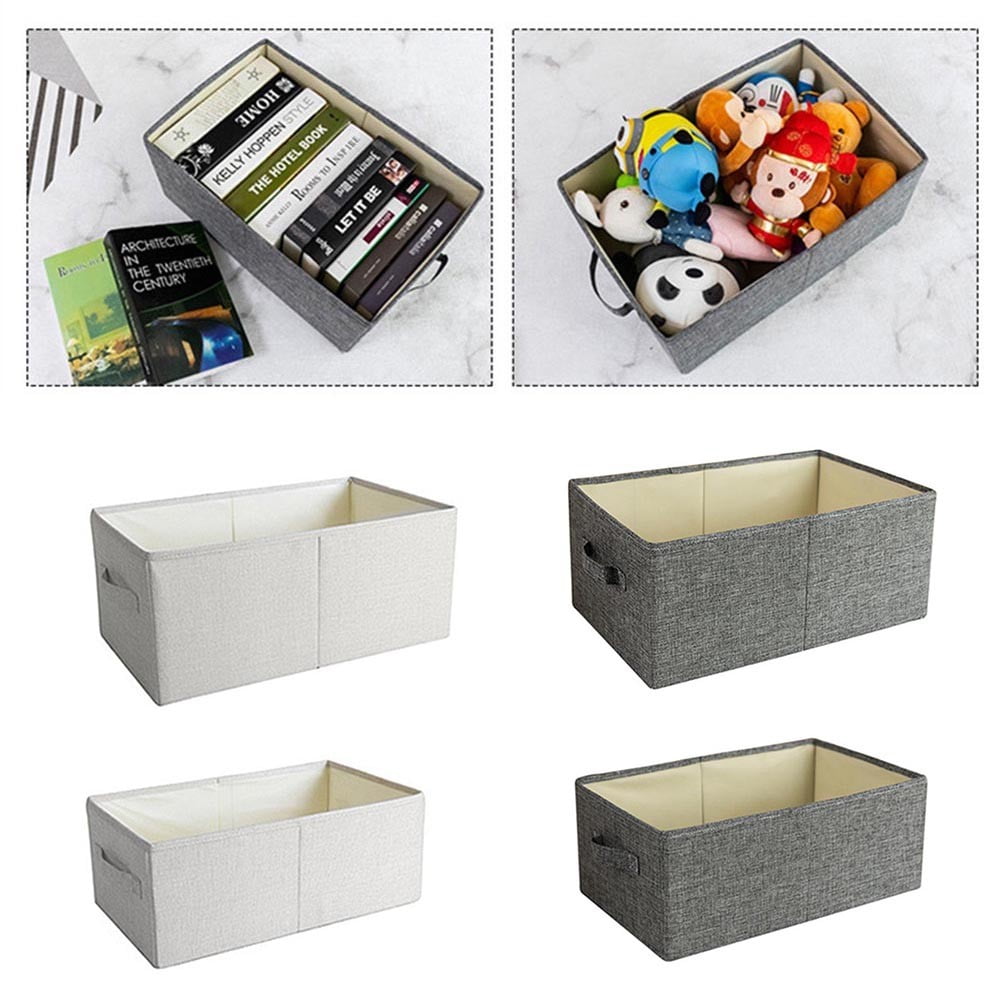 Clothing Storage Boxes No Smell Polyester Fabric Clear Storage