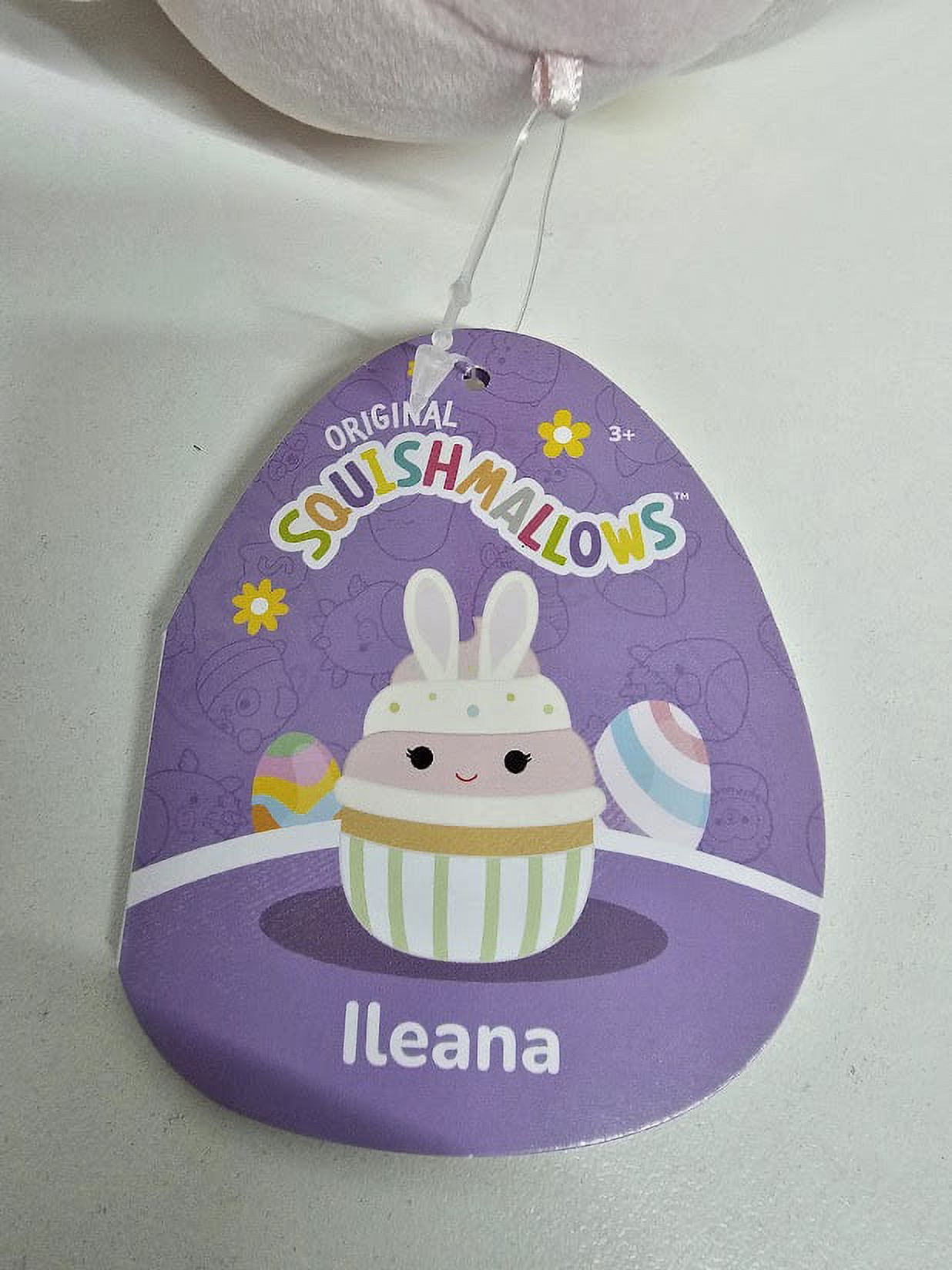 Squishmallow 8 Inch Aligail the Cupcake with Ears Easter Plush Toy