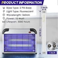 thumbnail image 4 of 2Pcs Bug Zapper Replacement Light Bulbs 10W for 20W Indoor Bug Zapper BL T8 F10W 13Inch Light Tube for Aspectek,Liba, 4 of 4