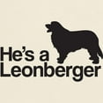 thumbnail image 3 of CafePress - He's A Leonberger T Shirt - Men's Classic Graphic T-Shirt, 3 of 4