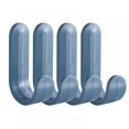 thumbnail image 1 of CNKOO J-shaped Strong And Seamless Non-perforated Hook Behind The Household Door Blue, 1 of 9