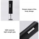 thumbnail image 5 of Botellas de botellas de botellas de vino eléctrico de metal de acero inoxidable Botellas selladas CORK FOIL SLICER BAR HOOL HERRAMIENTA DE COCINA DE COCINOS ACCESORIOS NEGRO seitruly HA009717-01, 5 of 6