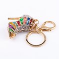 thumbnail image 3 of LYUMO Charm Pendant Purse Keychain, Crystal Keyring,Unique Shape Rhinestone Crystal Keyring Charm Pendant Purse Key Ring Keychain, 3 of 7