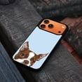 thumbnail image 4 of WIRESTER Shockproof Soft Rubber Cover Case for Apple iPhone 17 Pro Max 6.9" 2025, Animal Boston Terrier Red and White Dog On Light Blue Background, 4 of 5