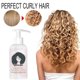 thumbnail image 3 of Crema para rizos, gel para rizos naturales de larga duración, peinado esponjoso, repara raíces dañadas, hidratación profunda, producto nutritivo para el cuidado del cabello, 3 of 6