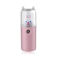thumbnail image 1 of Bearachild Pulverizador de niebla USB, humidificador recargable de 30 ml, vaporizador facial, senderismo, interior, exterior, herramienta para el Humidificadores Tipo 2 Rosa, 1 of 6
