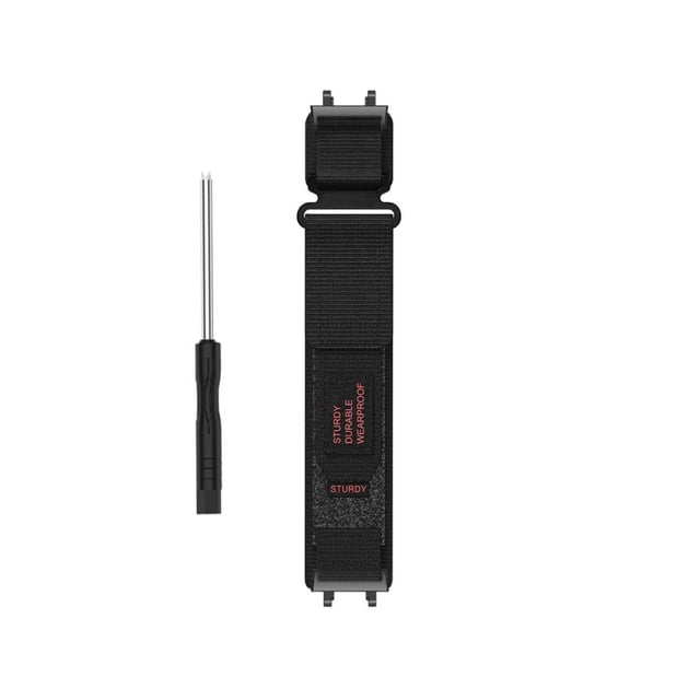 Outdoor Nylon Strap For Mountaineering Industrial Style Watch Band With Connector Adjustable & Durable
