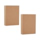 thumbnail image 1 of Carpeta de anillas recargable A5 2 piezas Yashi Papel Kraft con 2 anillas, 1 of 5