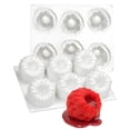 thumbnail image 4 of Silicone Chocolate Raspberry Mold, 24-Cavity Silicone Dessert Mold, Dessert Mold for Mousse, Ice Cream, Cake, Jelly & Baking, Non-Stick, BPA-Free, White, 4 of 9
