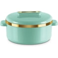 thumbnail image 2 of Casserole Set for Kitchen | Inner Stainless Steel Casserole | Keeps Food hot & Fresh Chapati, Roti, Biryani | New Year Gift Item | Kitchen Item Set of 1 (1500,ML) Green, 2 of 2