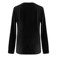 thumbnail image 5 of MESSUEN Thermal Long Sleeve Women Fall Shirts for Women T Shirts for Women Loose Fit Ladies Shirts Long Sleeve Shirts Womens Sweat Shirts Women Shirt Black L, 5 of 5