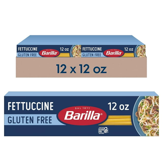 Barilla 12 oz. Gluten-Free Fettuccine Pasta - 12/Case
