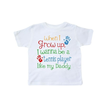 

Inktastic Tennis Player like Daddy Gift Toddler Boy or Toddler Girl T-Shirt