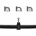 thumbnail image 5 of 400 Piezas Clips para Cables Bridas para Cables 6mm 7mm 8mm 10mm Colgador de Cables Bridas para Cables de Pared para Cables Eléctricos/Organizador de Cables Negro, 5 of 5