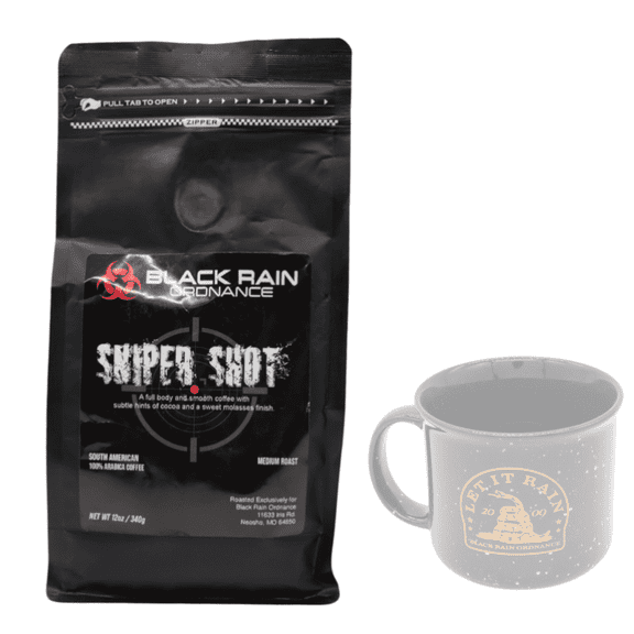 Black Rain Ordnance Bro Joe Coffee 100% Ground Arabica Coffee - Medium/Dark Roast - 12oz