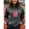 thumbnail image 3 of Trendy Breast Cancer Awareness Hoodie for Men and Women, Unisex Pullover Hooded Sweatshirt, Comfortable Cotton Poly Blend, Support and Awareness Casual Outfit, 3 of 5