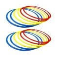 thumbnail image 2 of Wweixi Agility Training Rings Sturdy Home Gym Trainer Pieces Athlete 5 for Soccer 50cm Basketball 30cm 12 Pieces, 2 of 6