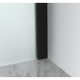 thumbnail image 3 of Aston SDR965F-CH-3424-10 Belmore 33.25 to 34.25 x 72 in. Frameless Hinged Shower Door with Frosted Glass - Chrome, 3 of 7