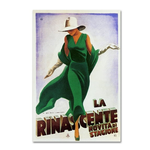 Trademark Fine Art 'Fashion 25 II' Canvas Art by Vintage Lavoie