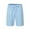 Sky Blue, variant on asjyhkr Mens Summer Shorts Casual Dressy Drawstring Elastic Waist Ribbed Knit Lightweight Breathable Shorts with Pockets