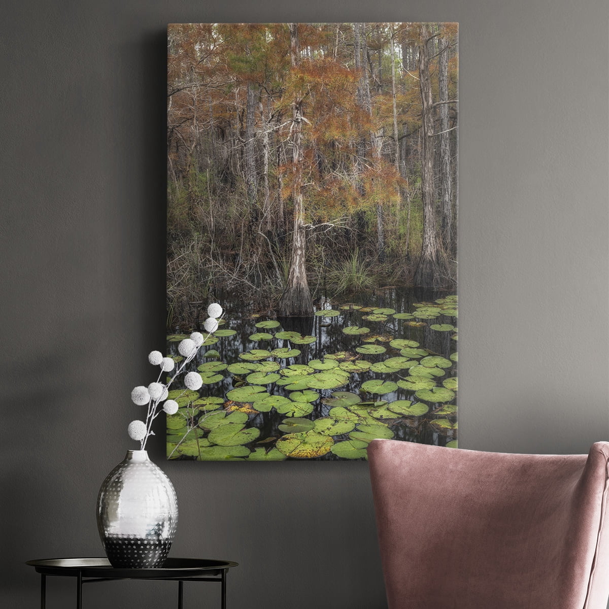 Black Water I Premium Gallery Wrapped Canvas - Ready to Hang
