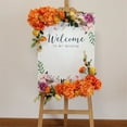 thumbnail image 3 of Wedding Decor Road Lead Artificial Flower Row Welcome Sign Props Simulation Peony Wedding Welcome Sign DIY Floral Decoration, 3 of 6