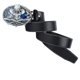 thumbnail image 3 of Cinturón ajustable de cuero PU para hombre con hebilla de pirata serpiente 125cmx3.8cm Negro Hugo Hebilla del cinturón de los hombres, 3 of 4