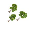 thumbnail image 1 of Baohd 3x Model Trees Diorama Tree for yellow Scenery Building fruit Landscape Model trees Railway DIY yellow fruit trees, 1 of 6