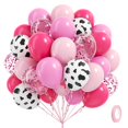 thumbnail image 1 of Globos Vicduotex Cowgirl con estampado de confeti de látex x60, 1 of 7