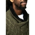 thumbnail image 4 of X RAY JEANS Mens Cable Knit Cowl Neck Sweater, Olive, M, 4 of 5