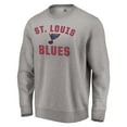 thumbnail image 2 of Men's Heather Gray St. Louis Blues Special Edition Victory Arch Pullover Sweatshirt, 2 of 3
