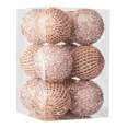 thumbnail image 3 of Adornos de bolas de Navidad de 10/8 cm, irrompibles, para árbol de Navidad, bodas, fiestas, decoración navideña, 12/6 unidades, 3 of 5