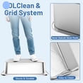 thumbnail image 6 of 2 Pack XL Stainless Steel Cat Litter Box with Lid and High Sides, 24" L x 16" W x 12" H Extra Large Metal Cat Litter Boxes for Big Cats, Leak-Proof, Non-Stick, Odor-Resistant, 6 of 8