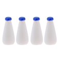 thumbnail image 2 of Miniatura de casa de muñecas Botellas de plástico de 4 piezas, accesorios en miniatura de azules Magideal Miniatura de casa de muñecas, 2 of 7