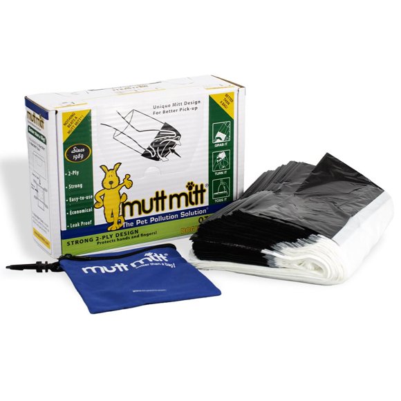 Bolsas de recogida de excrementos para perros Mutt Mitt® de 2 capas Dispense-A-Mitt™