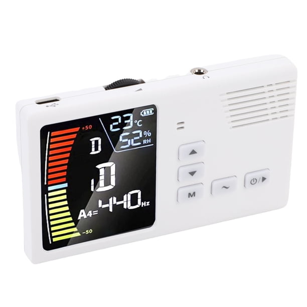 Sintonizador De Metrónomo, Pantalla LED Recargable, Sintonizador Digital 3 En 1, Generador De Tonos Con Modos De Captación De Micrófono De Vibración Para Guzheng, Guqin, Pipa